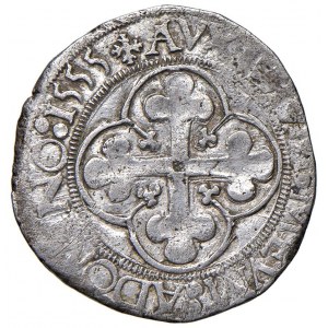 Emanuele Filiberto (1553-1580) 4 Grossi 1555 I tipo - MIR 59...