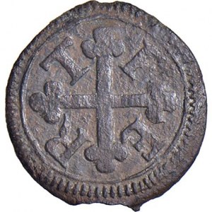 Emanuele Filiberto (1553-1580) Mezzo quarto di soldo (Aosta)...