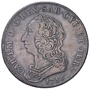 Carlo Emanuele III (1755-1773) Scudo 1756 - Nomisma 151 AG (...