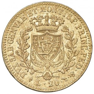 Carlo Felice (1821-1831) 20 Lire 1824 T - Nomisma 543 AU RRR...