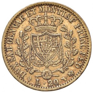Carlo Felice (1821-1831) 20 Lire 1827 T - Nomisma 548 AU...