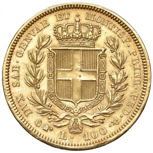 Carlo Alberto (1831-1849) 100 Lire 1834 T - Nomisma 626 AU G...