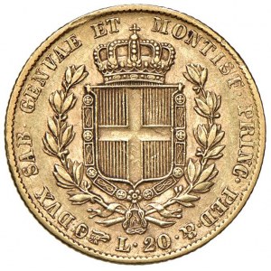 Carlo Alberto (1831-1849) 20 Lire 1834 T - Nomisma 645 AU Sc...