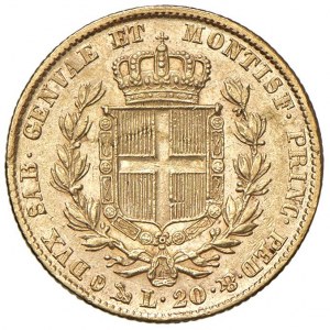 Carlo Alberto (1831-1849) 20 Lire 1842 G - Nomisma 655 AU Co...