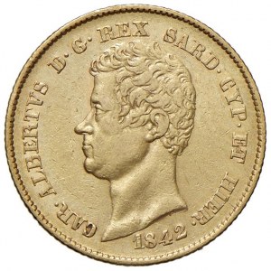 Carlo Alberto (1831-1849) 20 Lire 1842 T - Nomisma 656 AU R ...