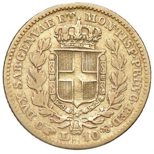 Carlo Alberto (1831-1849) 10 Lire 1839 T - Nomisma 669 AU RR...