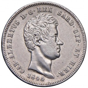 Carlo Alberto (1831-1849) 2 Lire 1844 G - Nomisma 713 AG RR ...