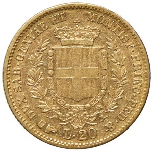 Vittorio Emanuele II (1849-1861) 20 Lire 1856 T - Nomisma 75...