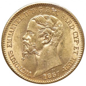 Vittorio Emanuele II (1849-1861) 20 Lire 1857 T - Nomisma 75...