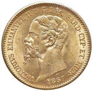 Victor Emmanuel II (1849-1861) 20 Lire 1857 T - Nomisma 75...