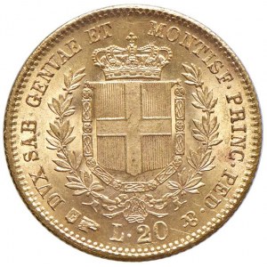 Vittorio Emanuele II (1849-1861) 20 Lire 1857 T - Nomisma 75...