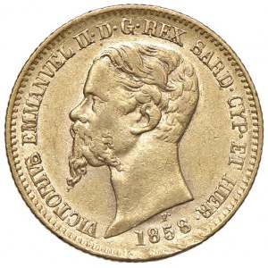 Victor Emmanuel II (1849-1861) 20 Lire 1858 G - Nomisma 75...
