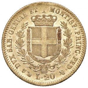 Victor Emmanuel II (1849-1861) 20 Lire 1858 G - Nomisma 75...