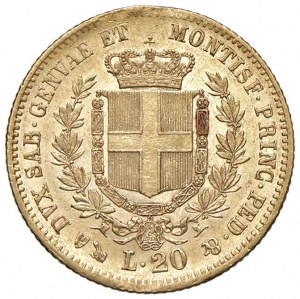 Victor Emmanuel II (1849-1861) 20 Lire 1858 G - Nomisma 75...
