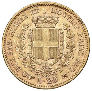 Victor Emmanuel II (1849-1861) 20 Lire 1858 T - Nomisma 75...