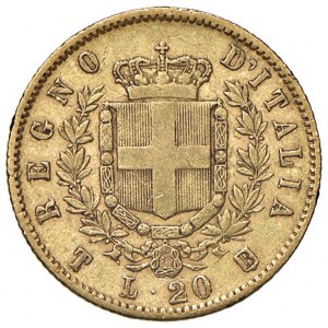 Viktor Emanuel II (1861-1878) 20 lir 1861 T - Nomisma 84...