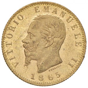 Vittorio Emanuele II (1861-1878) 20 Lire 1865 T - Nomisma 85...