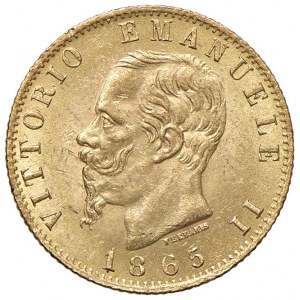Vittorio Emanuele II (1861-1878) 20 Lire 1865 T - Nomisma 85...