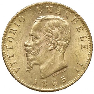 Vittorio Emanuele II (1861-1878) 20 Lire 1865 T - Nomisma 85...