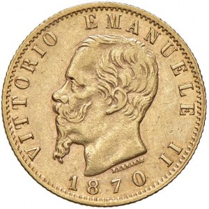 Vittorio Emanuele II (1861-1878) 20 Lire 1870 T - Nomisma 85...