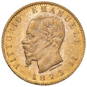 Viktor Emanuel II (1861-1878) 20 lir 1873 M - Nomisma 86...