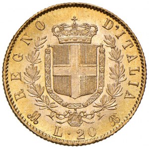 Viktor Emanuel II (1861-1878) 20 lir 1873 M - Nomisma 86...