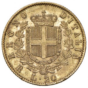 Vittorio Emanuele II (1861-1878) 20 Lire 1875 R - Nomisma 86...