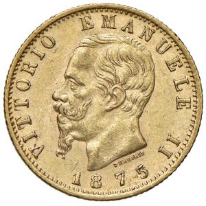 Vittorio Emanuele II (1861-1878) 20 Lire 1875 R - Nomisma 86...