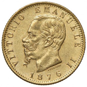 Vittorio Emanuele II (1861-1878) 20 Lire 1876 R - Nomisma 86...