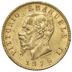 Vittorio Emanuele II (1861-1878) 20 Lire 1876 R - Nomisma 86...