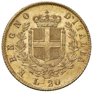 Vittorio Emanuele II (1861-1878) 20 Lire 1876 R - Nomisma 86...