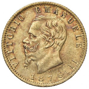 Viktor Emanuel II (1861-1878) 20 Lire 1876 R - Nomisma 86...