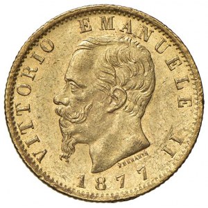 Vittorio Emanuele II (1861-1878) 20 Lire 1877 R - Nomisma 86...