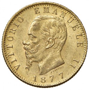 Vittorio Emanuele II (1861-1878) 20 Lire 1877 R - Nomisma 86...