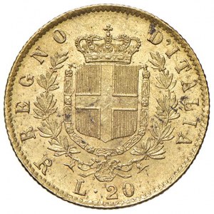 Vittorio Emanuele II (1861-1878) 20 Lire 1877 R - Nomisma 86...