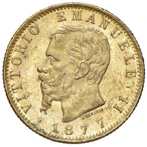 Vittorio Emanuele II (1861-1878) 20 Lire 1877 R - Nomisma 86...