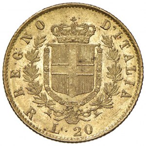 Vittorio Emanuele II (1861-1878) 20 Lire 1877 R - Nomisma 86...