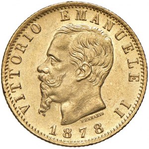 Vittorio Emanuele II (1861-1878) 20 Lire 1878 R - Nomisma 86...