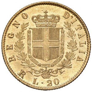 Vittorio Emanuele II (1861-1878) 20 Lire 1878 R - Nomisma 86...