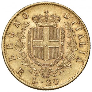Vittorio Emanuele II (1861-1878) 20 Lire 1878 R - Nomisma 86...