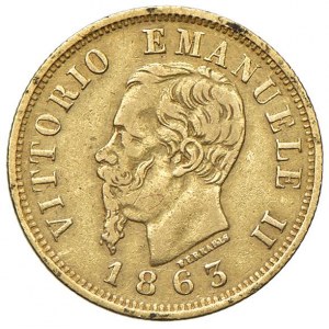 Vittorio Emanuele II (1861-1878) 10 Lire 1863 T - Nomisma 87...