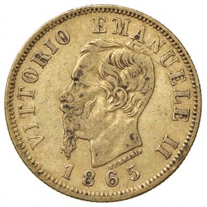 Vittorio Emanuele II (1861-1878) 10 Lire 1865 T - Nomisma 87...