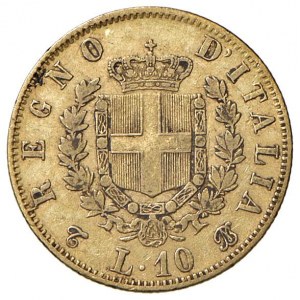 Vittorio Emanuele II (1861-1878) 10 Lire 1865 T - Nomisma 87...