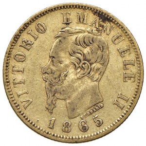 Vittorio Emanuele II (1861-1878) 10 Lire 1865 T - Nomisma 87...