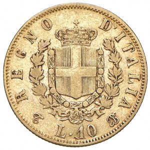 Victor Emmanuel II (1861-1878) 10 Lire 1865 T - Nomisma 87...