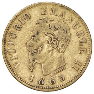 Vittorio Emanuele II (1861-1878) 10 Lire 1865 T - Nomisma 87...