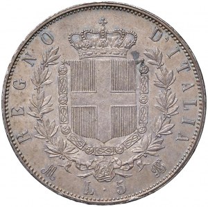 Victor Emmanuel II (1861-1878) 5 Lire 1870 M - Nomisma 886...