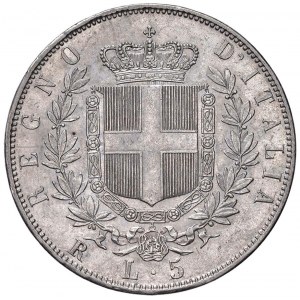 Vittorio Emanuele II (1861-1878) 5 Lire 1870 R - Nomisma 887...