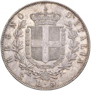 Vittorio Emanuele II (1861-1878) 5 Lire 1872 R - Nomisma 893...