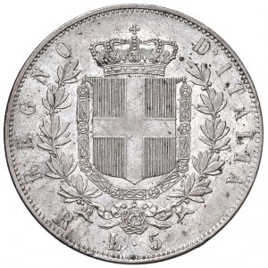 Viktor Emanuel II (1861-1878) 5 Lire 1878 R - Nomisma 902...